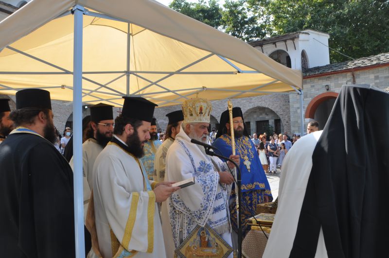 Πανήγυρις τῆς Κοιμήσεως τῆς Ὑπεραγίας Θεοτόκου στήν Ἱερά Μονή Εἰκοσιφοινίσσης